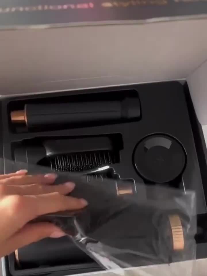 GlamFlow | 5-in-1 Haarstyler mit Aufsätzen für Locken & Glätten Decorique.de