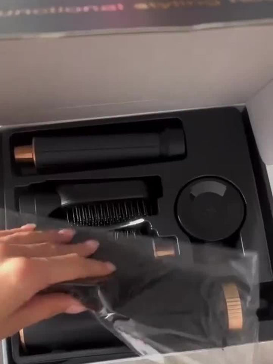 GlamFlow | 5-in-1 Haarstyler mit Aufsätzen für Locken & Glätten Decorique.de