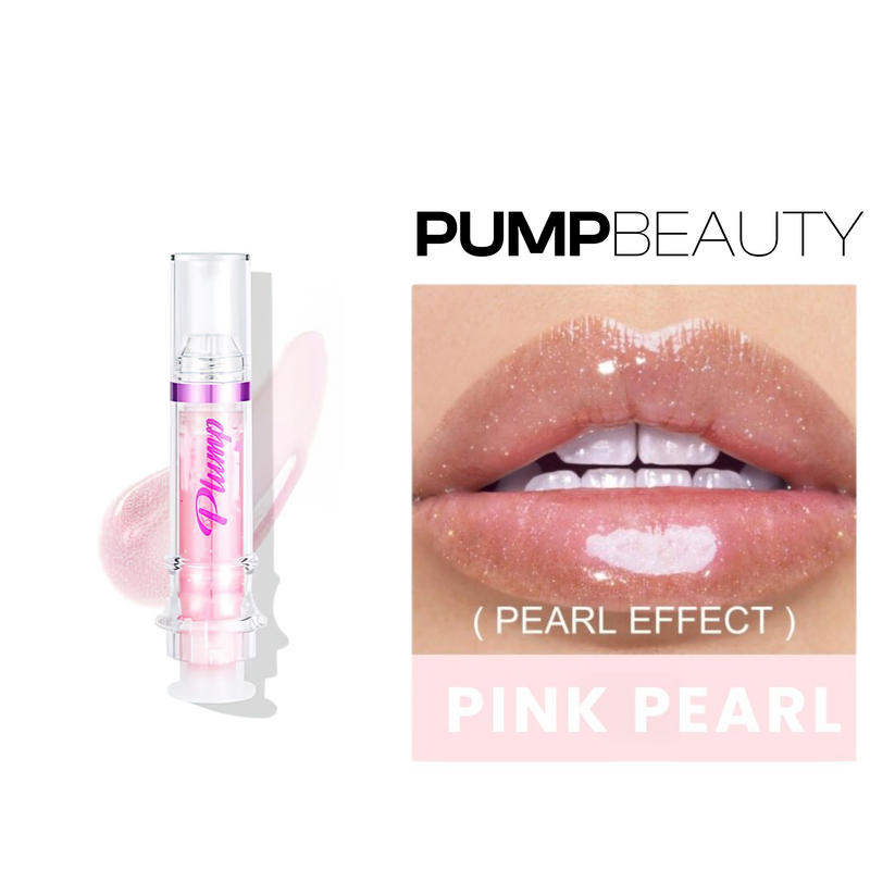 GlamPlus | Natürlicher Lip-Plumper Gloss Rosa Perle Decorique.de