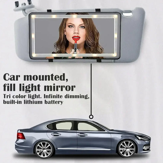 GlamVisor | Universal LED Make-up Spiegel für das Auto. Decorique.de