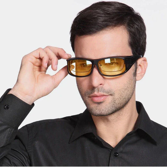 GlareCut | Nachtfahrbrille mit Orangetönung gegen Scheinwerfer Decorique.de
