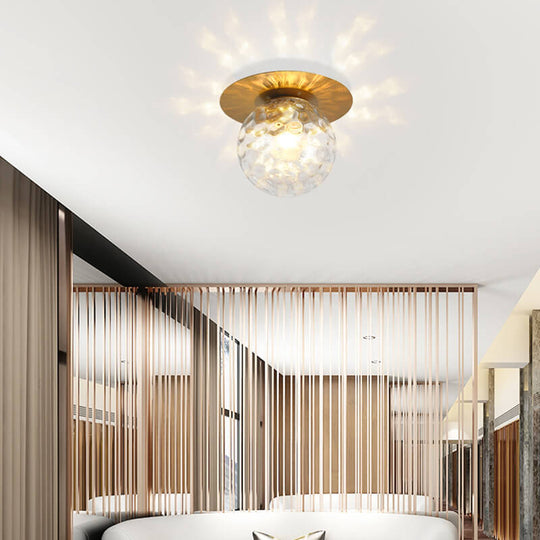 GlasHalo | Runde LED-Halbhängelampe im Modern-Look Decorique.de