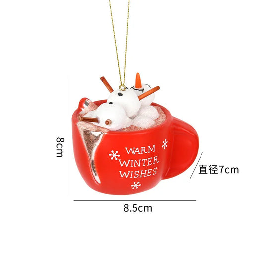 GlassCharm | Kreative Glasanhänger für den Weihnachtsbaum C 8 cm – 10 cm Decorique.de