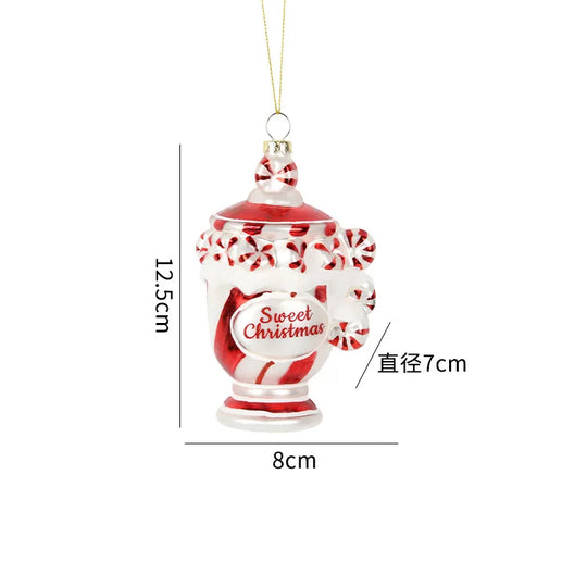 GlassCharm | Kreative Glasanhänger für den Weihnachtsbaum D 8 cm – 10 cm Decorique.de