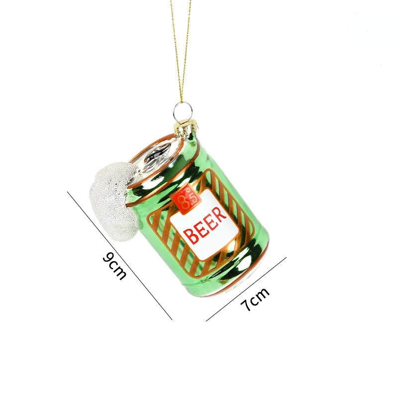 GlassCharm | Kreative Glasanhänger für den Weihnachtsbaum F 8 cm – 10 cm Decorique.de