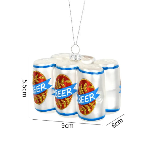 GlassCharm | Kreative Glasanhänger für den Weihnachtsbaum L 8 cm – 10 cm Decorique.de