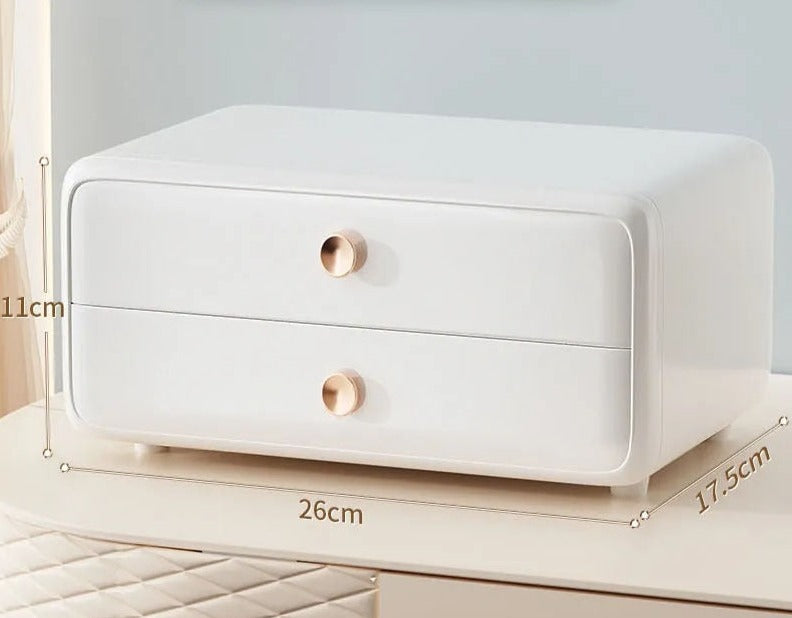 GleamBox | Mode Acrylic Kosmetikorganizer Weiß Decorique.de