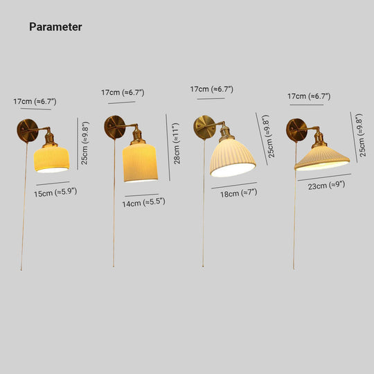 GleamCraft | Plissierte Wandleuchte Decorique.de