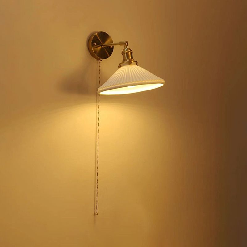 GleamCraft | Plissierte Wandleuchte Decorique.de