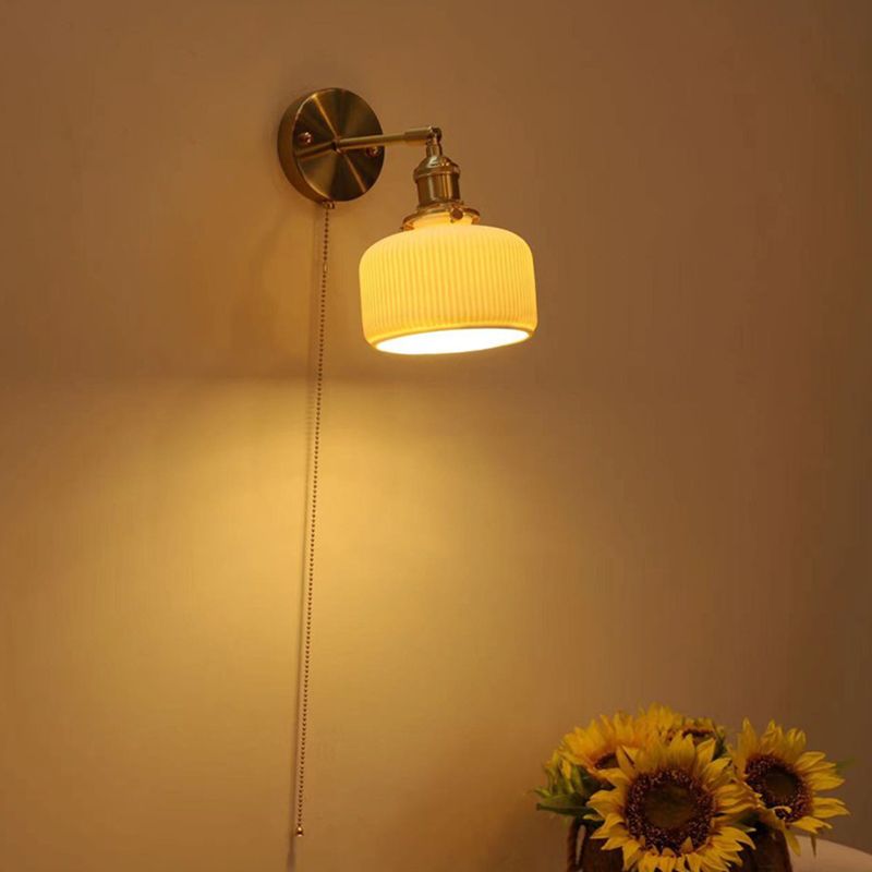 GleamCraft | Plissierte Wandleuchte 15 cm Decorique.de