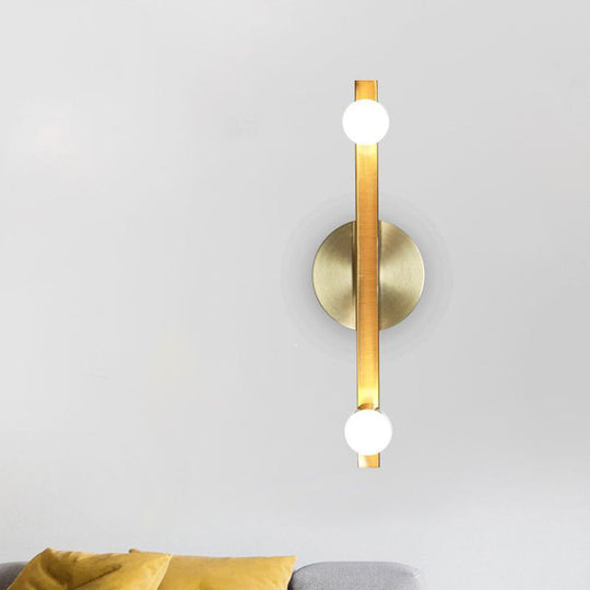 GleamLine | Moderne goldene Wandleuchte Decorique.de