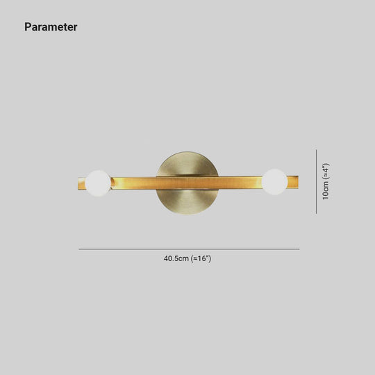 GleamLine | Moderne goldene Wandleuchte Decorique.de