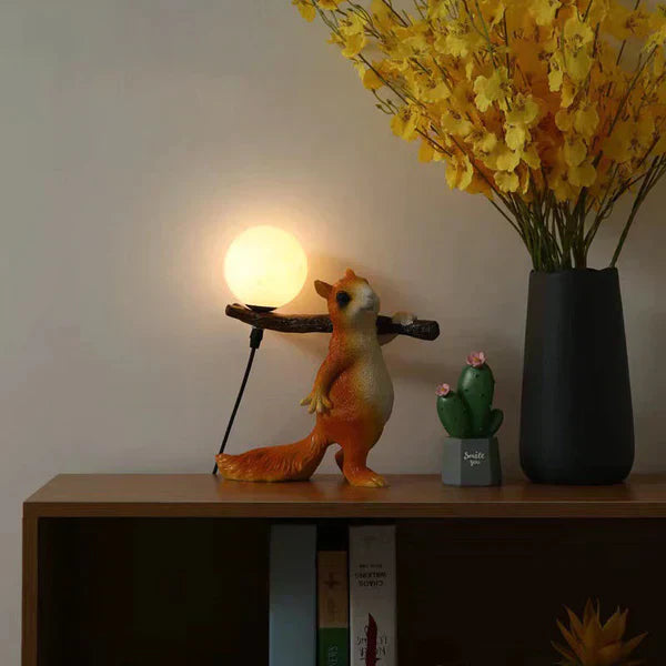 GlimmerBranch | Naturinspirierte Eichen-Design Tischlampe Decorique.de