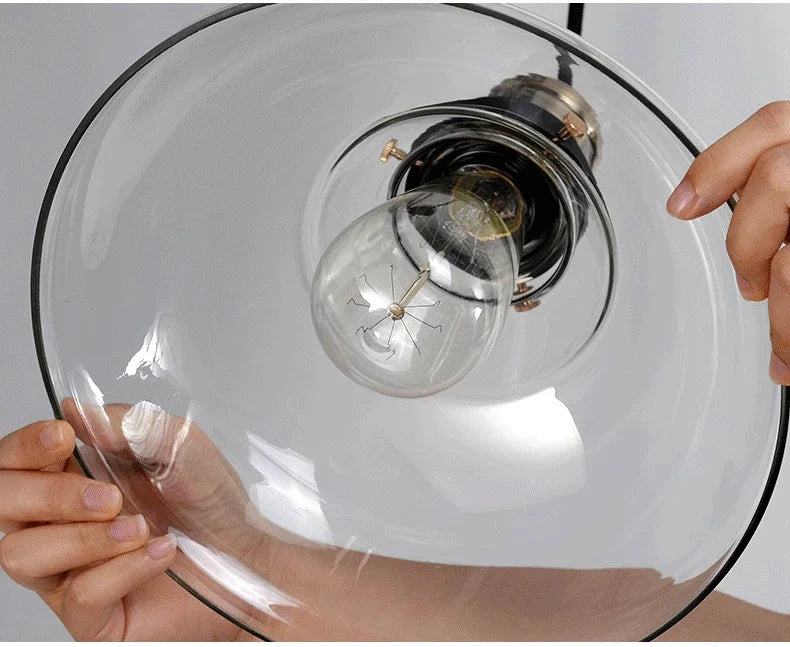 GlintGlow | Vintage Glas Deckenleuchte Decorique.de