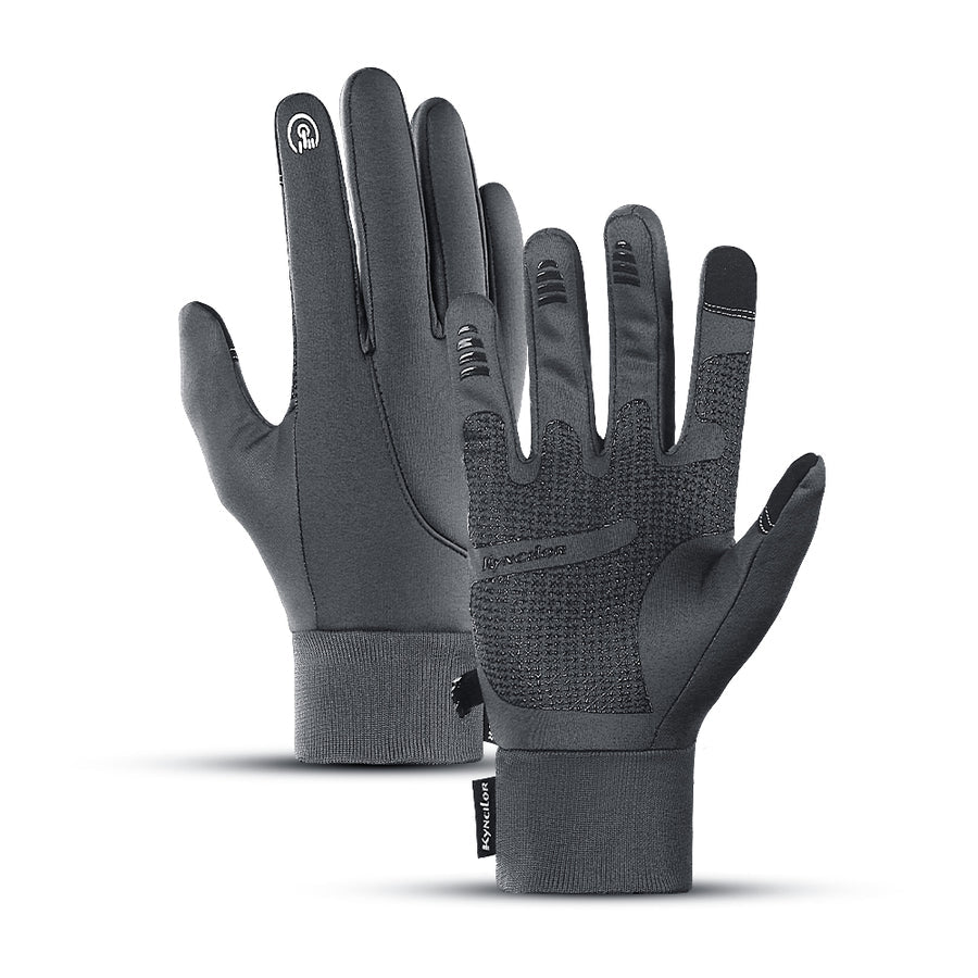 GlovePro | Wasserdichte Winterhandschuhe mit Fleece-Futter Grau Decorique.de