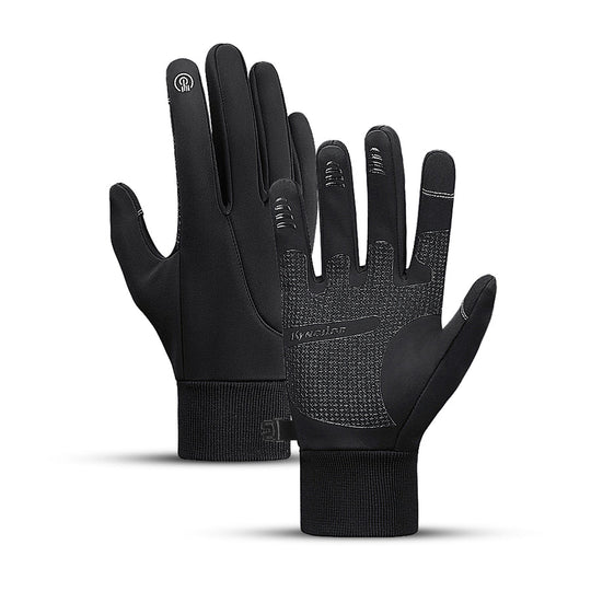 GlovePro | Wasserdichte Winterhandschuhe mit Fleece-Futter Schwarz Decorique.de