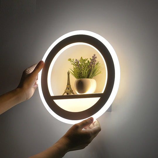 GlowArc | Runde Moderne Wandleuchte Decorique.de