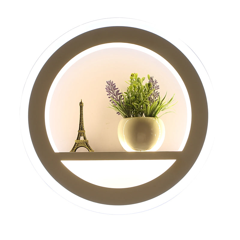 GlowArc | Runde Moderne Wandleuchte Decorique.de