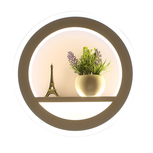 GlowArc | Runde Moderne Wandleuchte Decorique.de