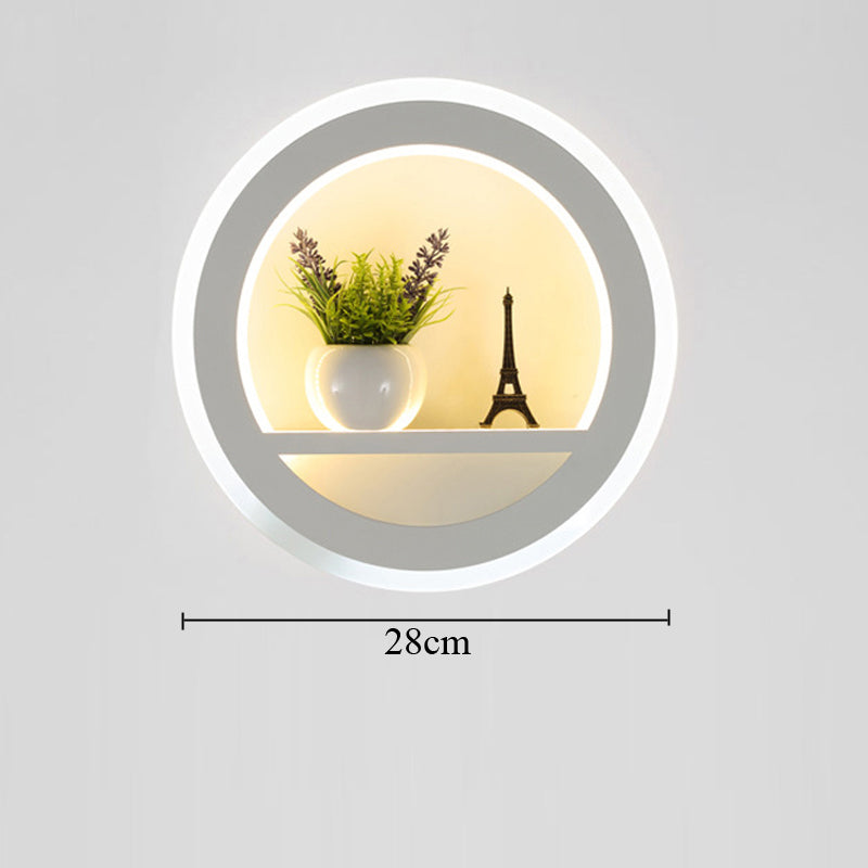 GlowArc | Runde Moderne Wandleuchte Decorique.de