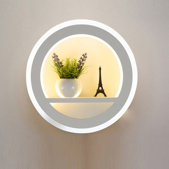 GlowArc | Runde Moderne Wandleuchte Decorique.de