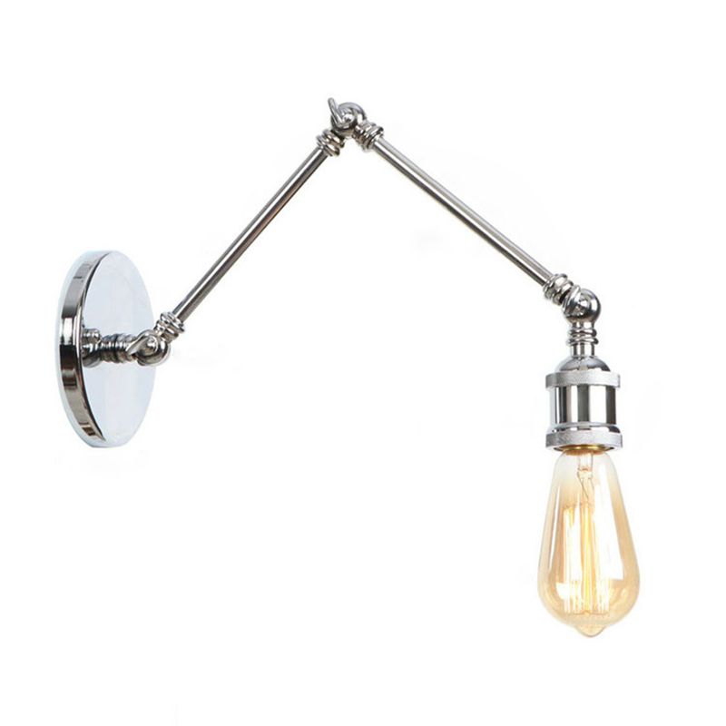 GlowArm | Vintage Justierbare Wandleuchte Chrom Decorique.de