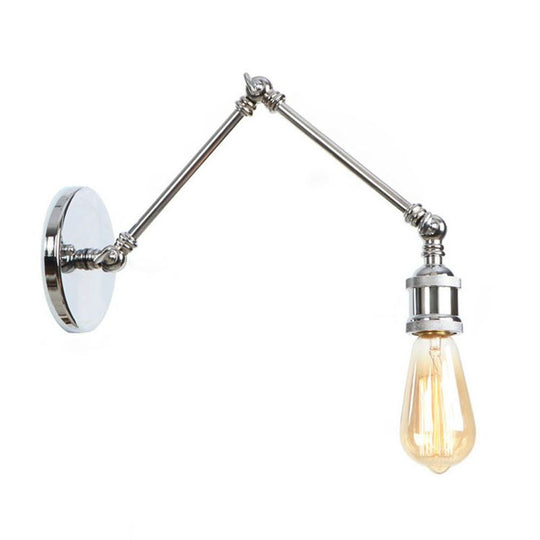 GlowArm | Vintage Justierbare Wandleuchte Chrom Decorique.de