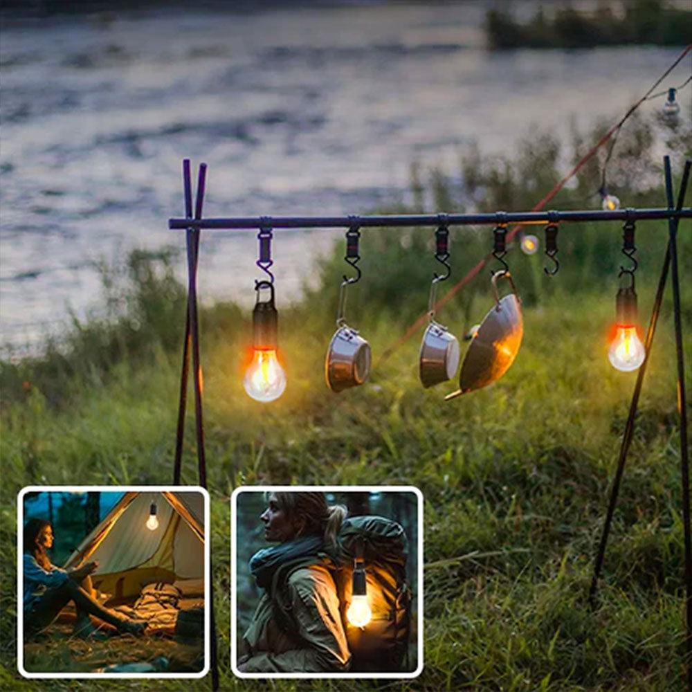 GlowCamp | Wiederaufladbare Retro-Lampe für drinnen & draußen Decorique.de