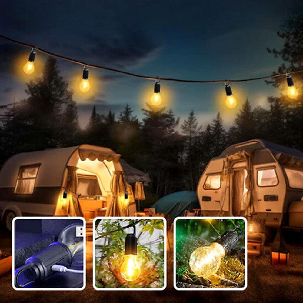 GlowCamp | Wiederaufladbare Retro-Lampe für drinnen & draußen Decorique.de