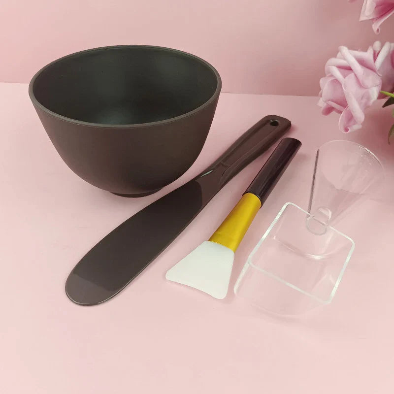 GlowEssentials | Gesichts Pflegeset für Strahlkraft Schwarz 4 Stücke Decorique.de