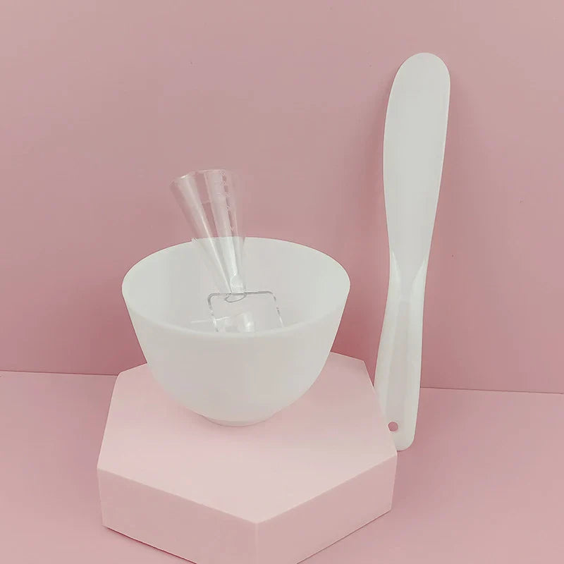 GlowEssentials | Gesichts Pflegeset für Strahlkraft Weiß 3 Stücke Decorique.de