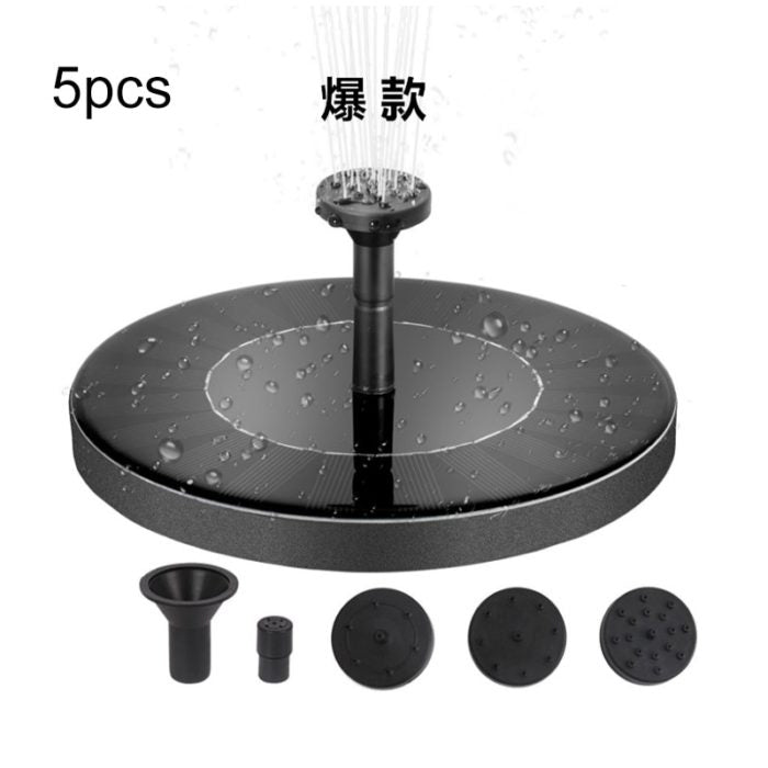 GlowFountain | Solarbrunnenpumpe Schwimmende Wasserdekoration Decorique.de