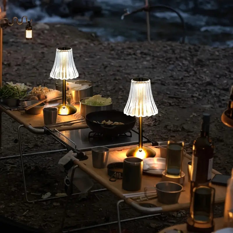 GlowHarmony | Elegante & Trendige Kristall-Tischlampe Decorique.de