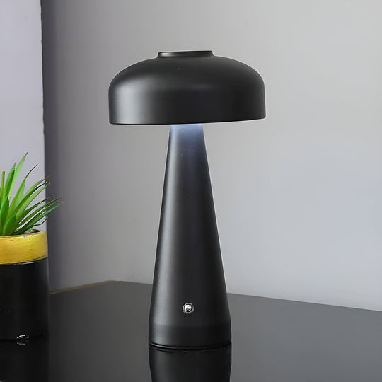 GlowLamp | Stilvolle Kabellose LED-Tischlampe Schwarz Decorique.de