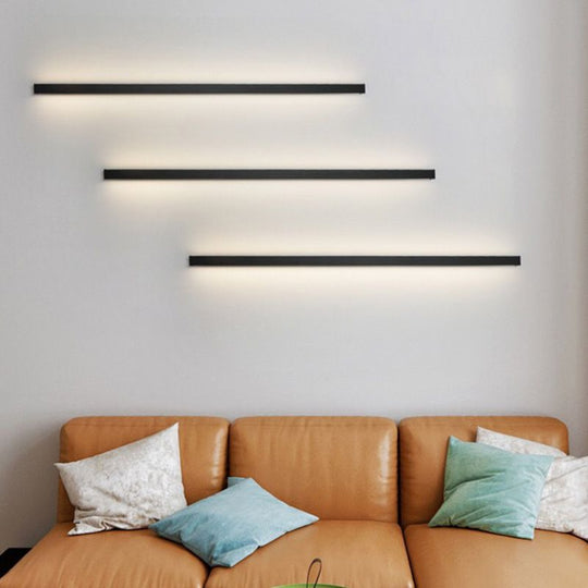 GlowLine | Minimalistische lineare wandleuchte led atmosphärische beleuchtung Decorique.de