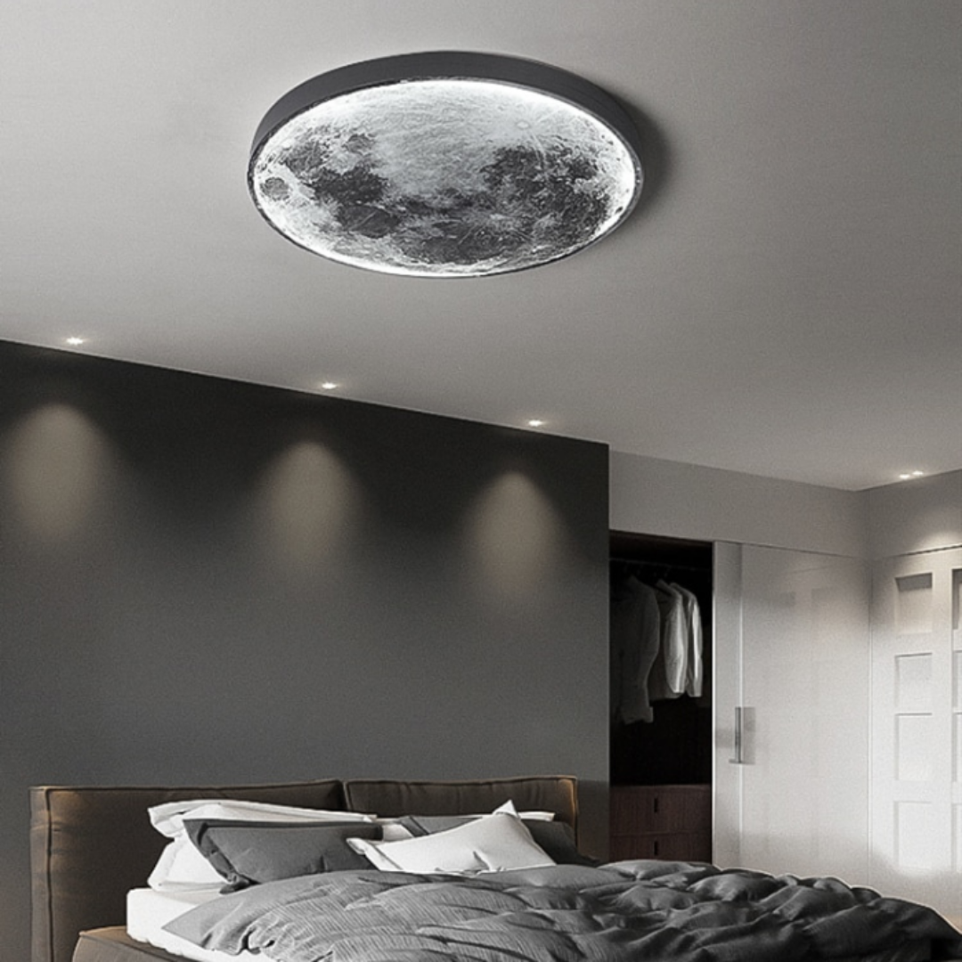 GlowMoon | Minimalistische Wandleuchte im Mond-Design Dimmbar Decorique.de