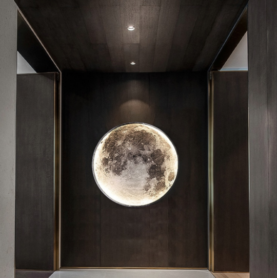 GlowMoon | Minimalistische Wandleuchte im Mond-Design Decorique.de