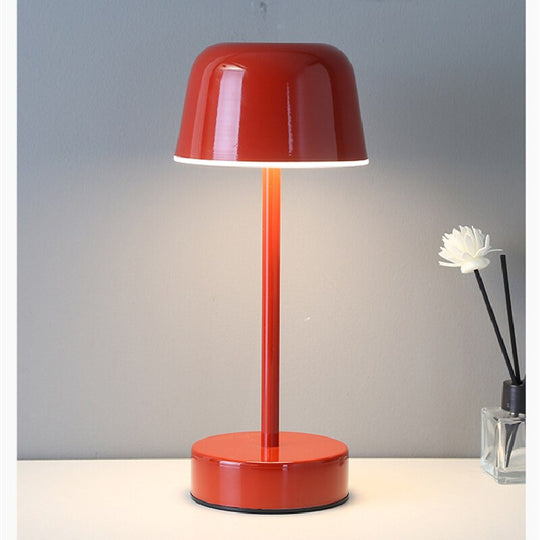 GlowNest l Pilzlampe mit Touch-Steuerung Rot Decorique.de