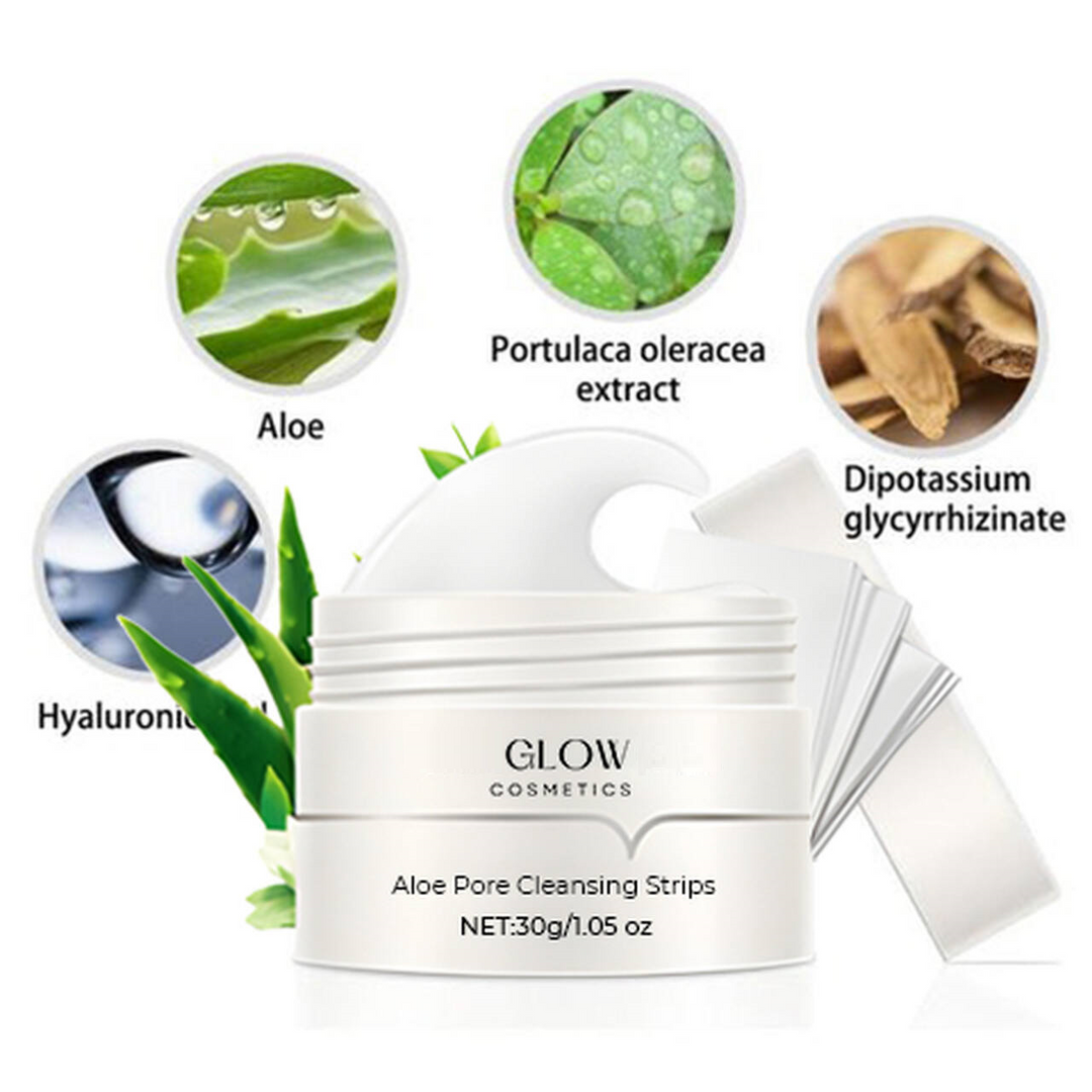 GlowPeel | Aloe-Vliesstreifen für porentiefe Reinigung Decorique.de