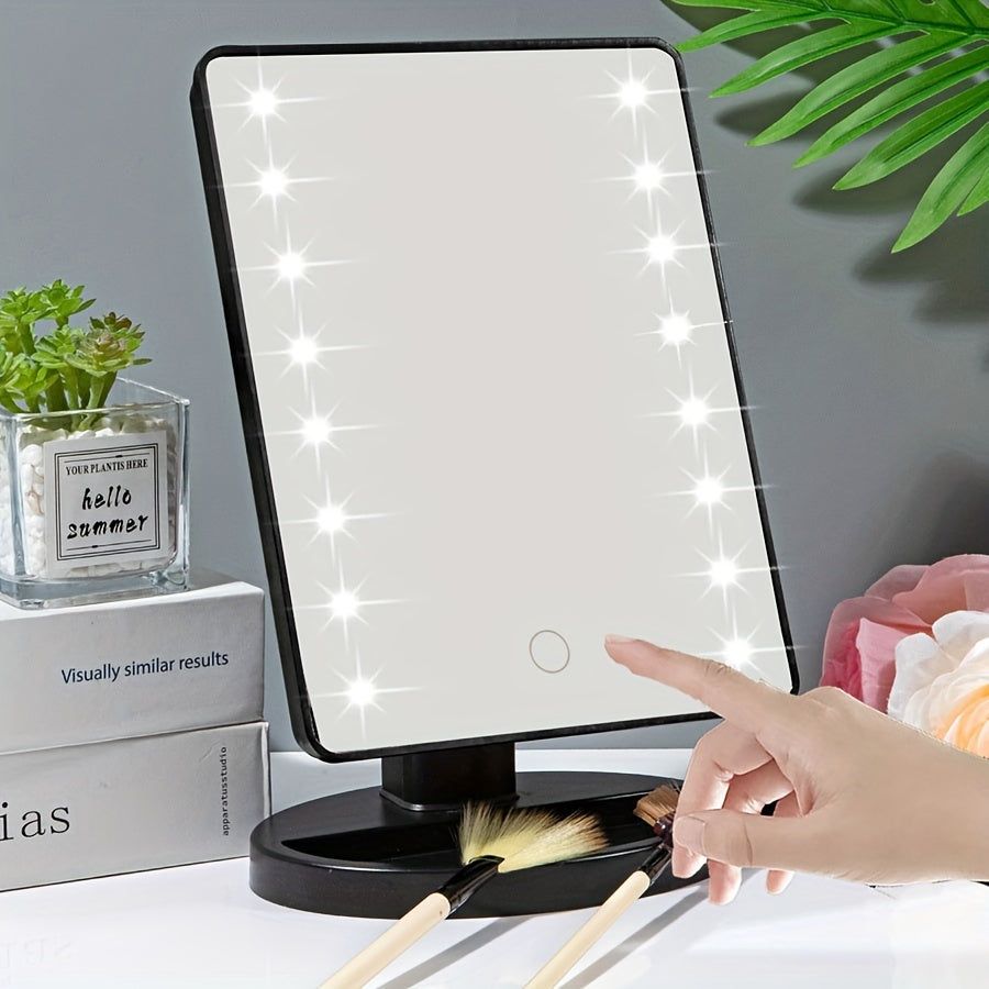 GlowPerfect | 16 LED Verstellbarer Make-up-Spiegel Decorique.de