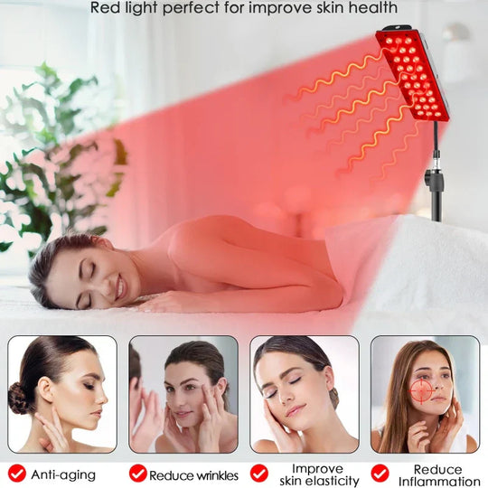 GlowRed | Beleuchtet Schmerz und Stress Decorique.de