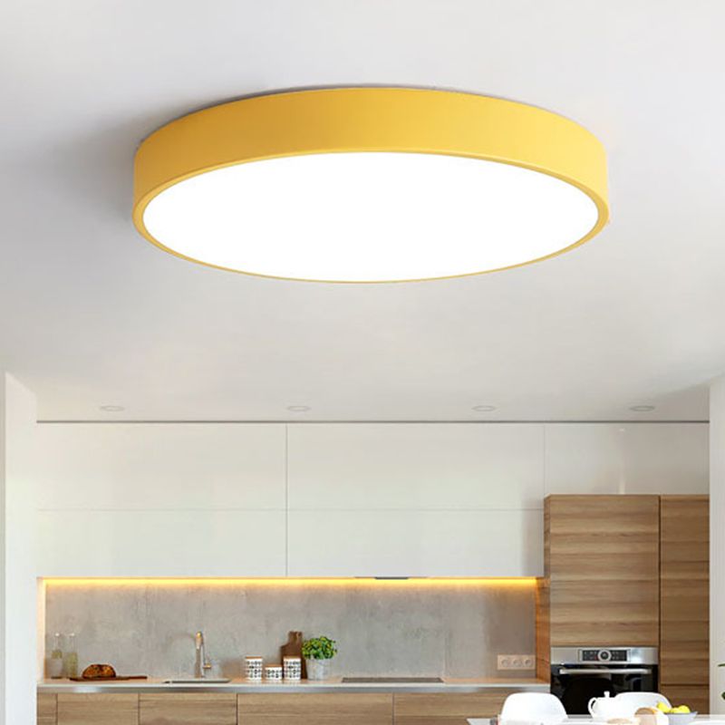 GlowRing | Ultra-Slim LED Deckenleuchte Gelb Decorique.de