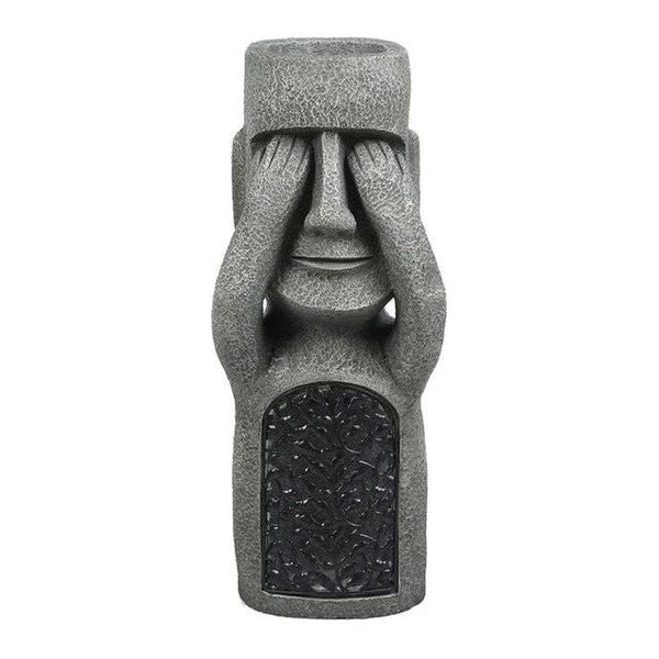 GlowSculpt | Solar Blumentopf – Kunstvolle LED Gartendeko Sehen Decorique.de