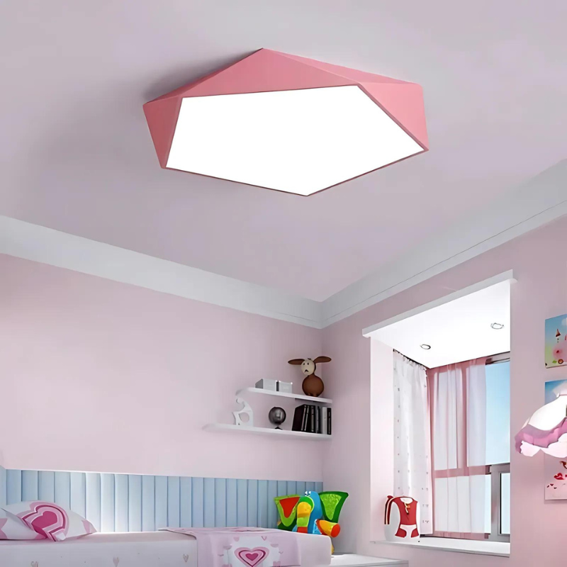 GlowShape | Stilvolle dimmbare LED-Deckenlampe Rosa Decorique.de