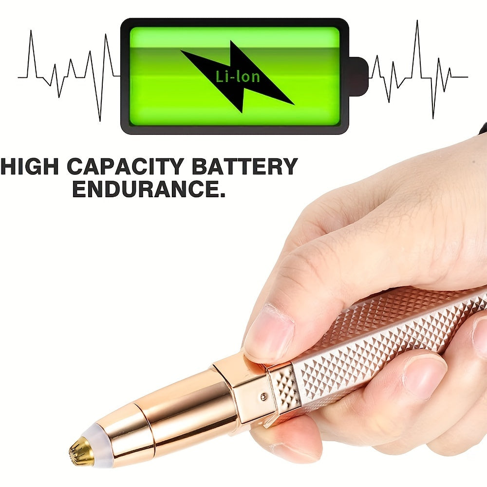 GlowSmooth | Damenrasierer - Schmerzfreier 4-in-1-Rasierer für Gesicht und Bikinizone Decorique.de