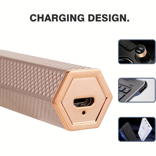 GlowSmooth | Damenrasierer - Schmerzfreier 4-in-1-Rasierer für Gesicht und Bikinizone Decorique.de