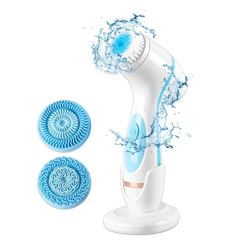 GlowSonic | 3-in-1 Sonic-Gesichtsreiniger & Spa-System Blau Decorique.de