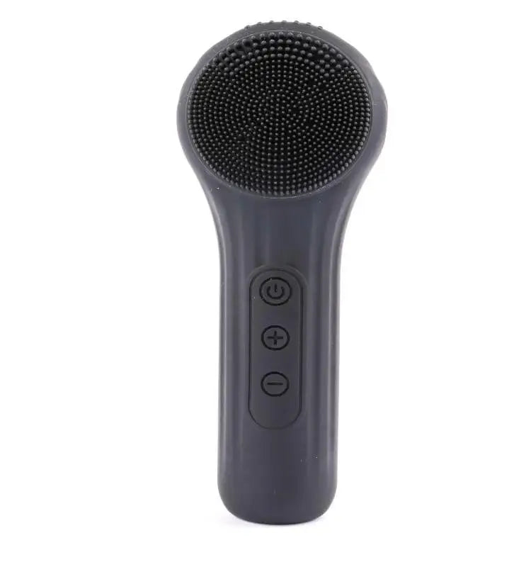 GlowSonic | Wasserdichte Hautreinigungsbürste Schwarz Decorique.de