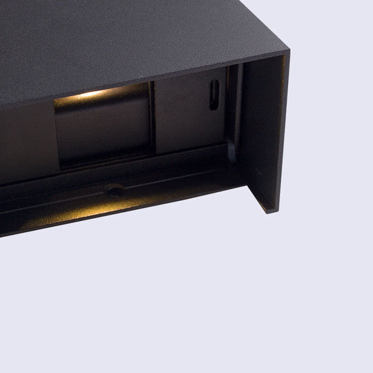 GlowSquare | Stilvolle LED-Wandleuchte für Garten & Zaun Decorique.de