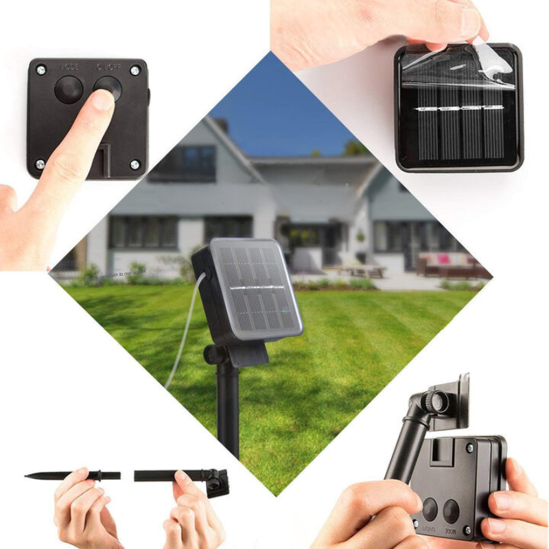 GlowTales | Marokkanischer Stil Wasserdichte Solar-Lichterketten Decorique.de